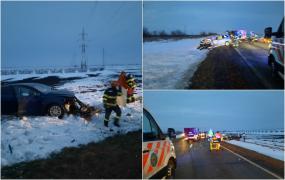 Au murit sub ochii fetiței lor de 6 ani, după ce mașina în care se aflau a fost lovită în plin de un alt șofer