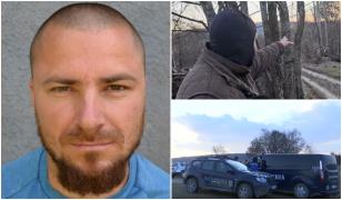 Emil Gânj, căutat în judeţul Covasna. Localnicii cred că l-au văzut intrând într-o pădure, lângă râul Olt