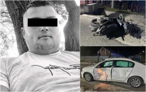 Un tânăr de 25 de ani a murit pe loc după ce s-a izbit violent cu scuterul de o mașină în Galați
