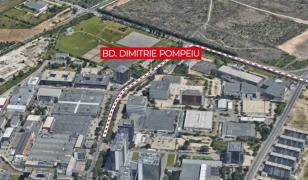Încep lucrările la Bulevardul Pompeiu. Şoferii, rugaţi să îşi mute maşinile de pe linia de tramvai