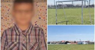 Filmul accidentului din Timiş. Lucas, strivit de o poartă de fotbal de 100 kg sub privirile tatălui