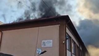 Incendiu la un centru de plasament din Aiud: 