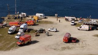 Căutările marinarilor dispăruți în accidentul naval din largul portului Midia, suspendate din cauza vremii