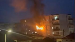 Incendiu la un apartament din Gherla. Focul ar fi pornit de la o ţigară