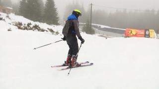 Reacția unui turist străin la zăpada din România, în aprilie: 