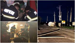 Noapte de panică în Prahova după ce o cisternă cu 30 de tone de GPL s-a răsturnat: 