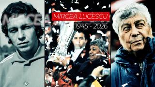 De la patron, la jucători, tot clubul Rapid a venit să-i aducă un ultim omagiu lui Lucescu. Băsescu: "Respect"