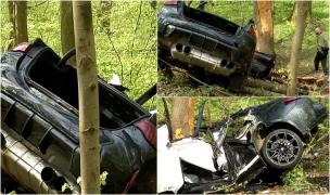 Moartea a venit cu 140 de km/h. Filmul accidentului din Ciolpani în care Mihai şi David au murit