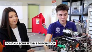 Povestea elevilor români calificaţi la Campionatul Mondial de Robotică, împreună cu "Amadeus"