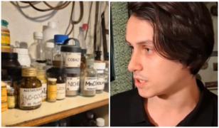 Pasiunea pentru chimie l-a dus în arest. Ce au găsit polițiștii în casa unui tânăr din Galați