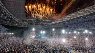 Modelul SuperBowl, la finala Campionatului Mondial de Fotbal. Show special organizat la pauză