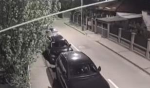 Momentul în care drona rusească se prăbuşeşte în curtea unui gălăţean