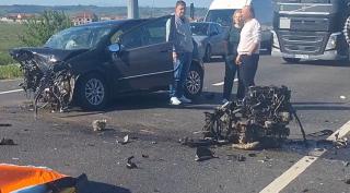 Cum s-a produs accidentul de pe centura Severinului. Soţul Denisei încercase să evite altă maşină