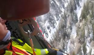 Avalanșă în Masivul Bucegi, la început de mai. Un angajat al ISU Braşov, declarat decedat