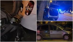 A trecut pe roșu, a făcut praf două mașini, apoi s-a făcut nevăzut. Şofer din Constanţa, vânat de poliţie