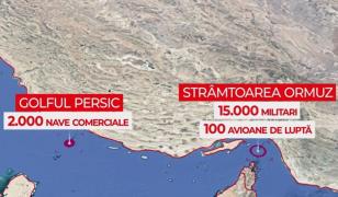 Statele Unite şi Iran au început luptele pentru controlul asupra Strâmtorii Ormuz