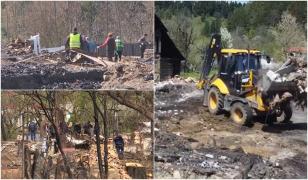 Lecție de solidaritate la Soveja. Comuna renaște cu ajutorul voluntarilor. Când începe reconstrucția caselor