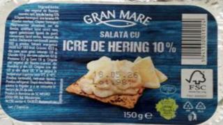 Salată cu icre contaminată, retrasă din sute de magazine Penny. Ce trebuie să faci dacă ai cumpărat-o