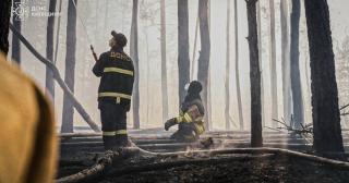 Incendiu violent în Cernobîl după căderea unei drone. Flăcările au cuprins peste 1.100 de hectare