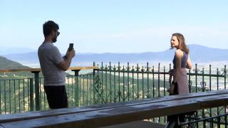 Platforma de pe Tâmpa, de unde turiştii pot admira panorama Braşovului, în pericol de prăbuşire