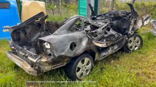 Filmul accidentului din Vrancea în care 2 tineri au murit arşi de vii. Martorii spun că ar fi făcut "liniuţe"