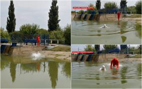 ANIMAȚIE. Băiatul de 16 ani care s-a aruncat în Lacul Chitila ca să își salveze prietena nu știa să înoate
