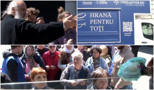 Cantină socială pe roți la Iași. Mamă cu 9 copii: 