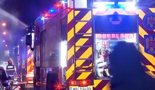 Incendiu puternic în cartierul Ferentari. Focul s-a extins rapid la mai multe case din zonă