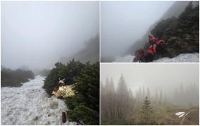 Filmul incidentului de la maratonul din Bucegi, soldat cu 11 răniţi. Salvamont ar fi cerut oprirea concursului