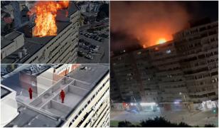 ANIMAŢIE. Cum a lovit drona rusească blocul din Galaţi, după care a explodat. Mamă şi fiul ei, răniţi