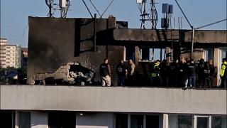 Traseul dronei care a explodat pe scara blocului din Galaţi. Ce s-ar fi întâmplat înainte de impact