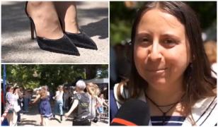 250 de metri au alergat pe tocuri curajoasele la festivalul 
