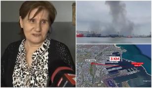 Martorii spun că explozia din Portul Constanţa s-a auzit până în Agigea: "De acum ne aşteptăm la orice"