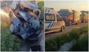 Polițist din Argeș, în stare critică după ce a ajuns cu mașina pe contrasens. Se întorcea dintr-o misiune