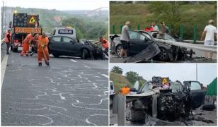 Un şofer de 70 de ani a fost la un pas să îşi omoare soţia şi nepoata, în accident. A adormit pe autostradă