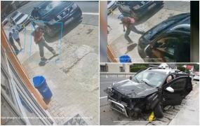 2 copile și o femeie, lovite în plin de un șofer care a adormit. Una din fete, târâtă 20 de metri