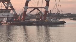 Primele imagini cu remorcherul Astana adus în Portul Midia. Doi marinari, încă dispăruţi