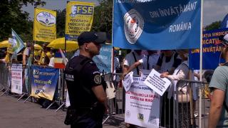 Nou protest de amploare al profesorilor, în plină sesiune de examene: 