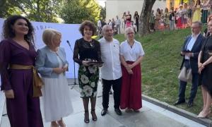 Sibiul, transformat într-o scenă uriaşă la FITS. Fanny Ardant a primit o stea pe Aleea Celebrităţilor