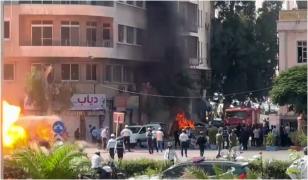 Două bombe au explodat lângă hotelul lui Macron, în Damasc. Preşedintele francez este teafăr