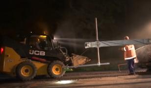 Lucrări pe timp de noapte pe DN1. Când s-ar putea încheia reparaţiile