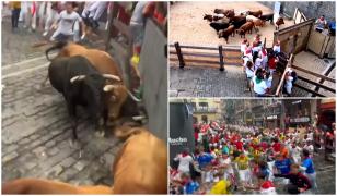 Cursele cu tauri fac din nou victime la Pamplona. 30 de răniţi încă din primele 4 zile de festival