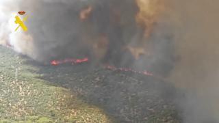 "N-am mai trăit niciodată ceva asemănător". Mii de oameni, evacuaţi în urma unui incendiu major în Madrid
