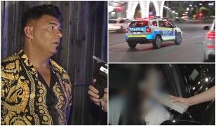 Razie de amploare în Capitală. Șofer urmărit 5 kilometri, oprit după ce a lovit un câine