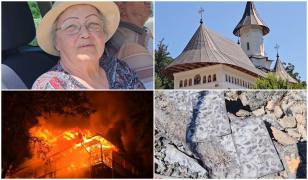 Cărţi de tarot găsite la Mănăstirea Bisericani, care a ars. Localnic: "Sunt cu Diavolul"