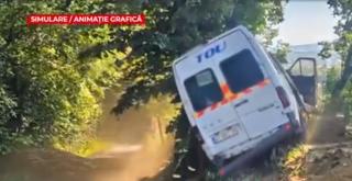ANIMAŢIE. Cum s-a produs accidentul cu juniorii lui Dinamo. Şoferul a făcut infarct cu microbuzul în pantă