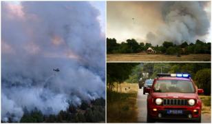 Incendiile din Europa fac prăpăd tot mai aproape de graniţa cu România. Peste 700 ha au ars în Serbia