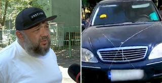 Răzvan susţine că maşina i-a fost vandalizată după ce a fost ridicată de Poliţie. Daune de 5.000 de euro