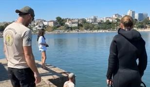 De pe plajă, direct sub apă. 50 de turiști au explorat Marea Neagră cu scafandrii Forțelor Navale