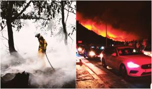Incendiile de vegetație continuă să facă victime în Europa. Sute de oameni, salvați pe mare în Grecia